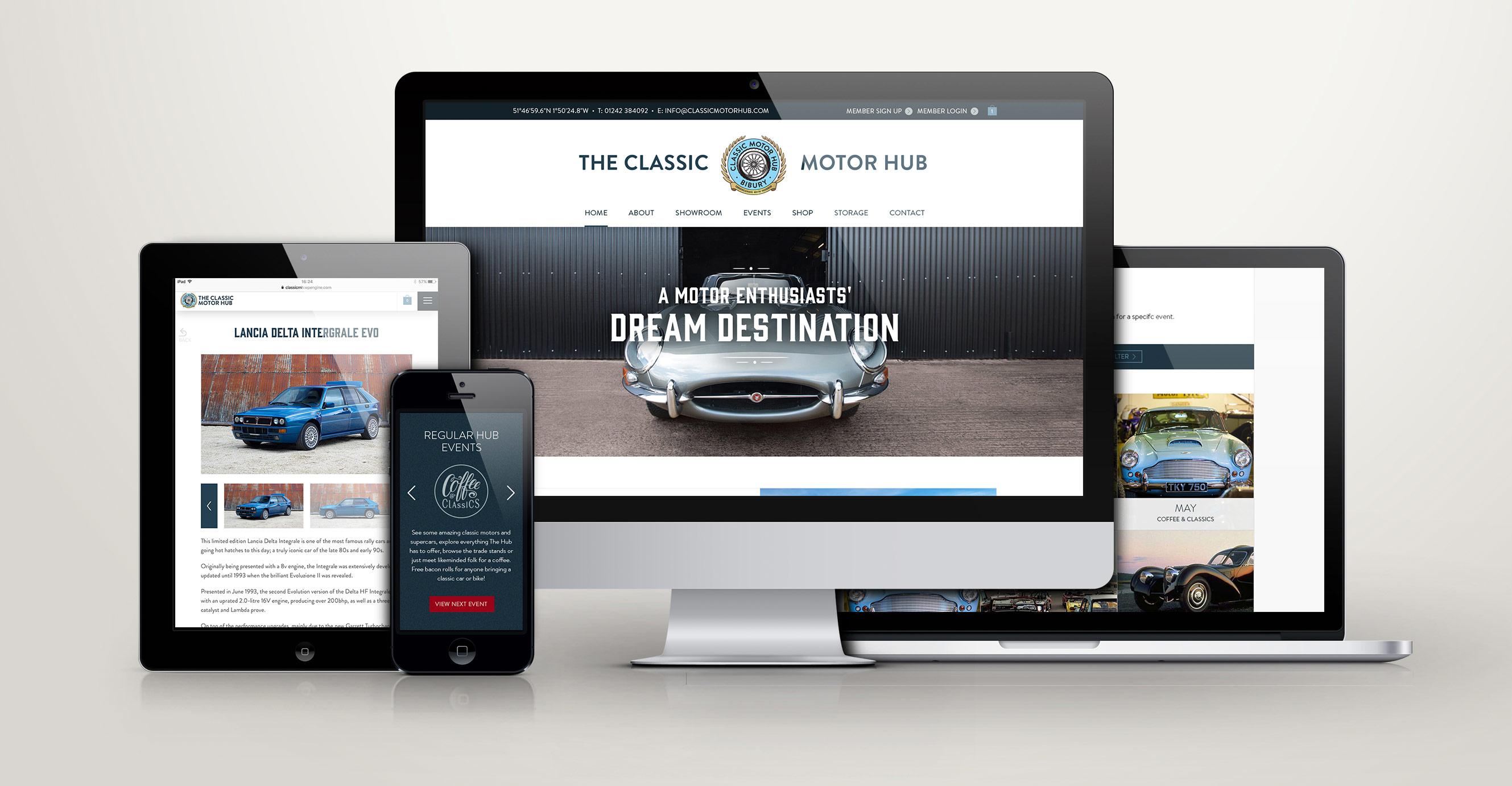 Classic car website